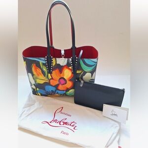 Brand New Christian Louboutin Cabata Floral Tote